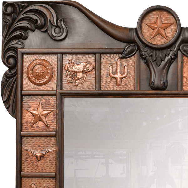 Mirror Cowboy acc40-1 - Jorge Kurczyn Furniture