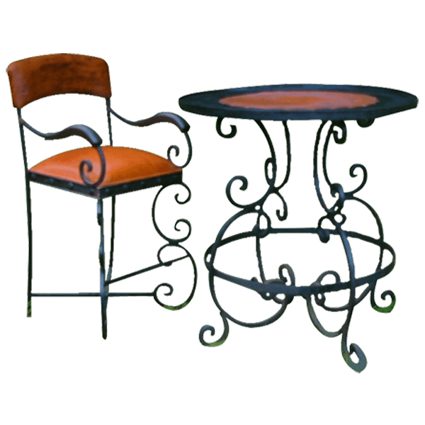 Side Table  acc53-1 - Jorge Kurczyn Furniture