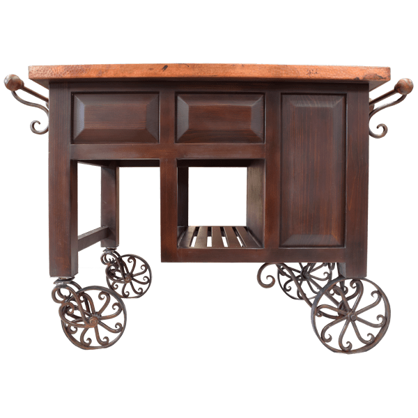 Bar Cart  bcart03-1 - Jorge Kurczyn Furniture