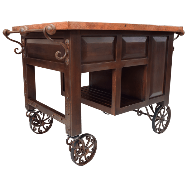 Bar Cart  bcart03-2 - Jorge Kurczyn Furniture