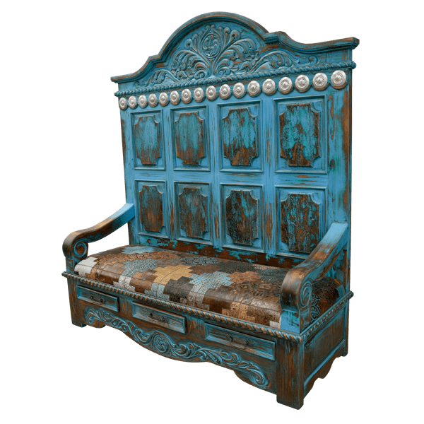 Bench Zoila Elegante 2  bch36a-2 - Jorge Kurczyn Furniture
