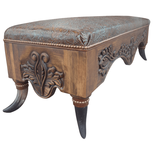 Bench Santa Petronila 17 bch46q-2 - Jorge Kurczyn Furniture