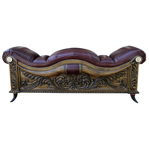 Bench Long Horn 3 bch48b-1 - Jorge Kurczyn Furniture