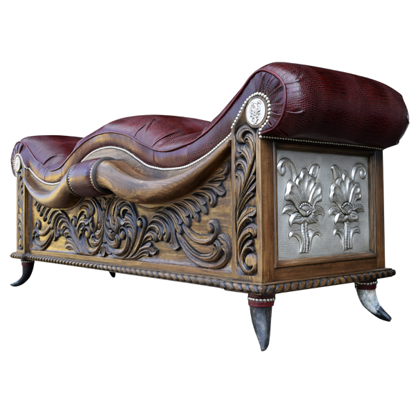 Bench Long Horn 3 bch48b-3 - Jorge Kurczyn Furniture