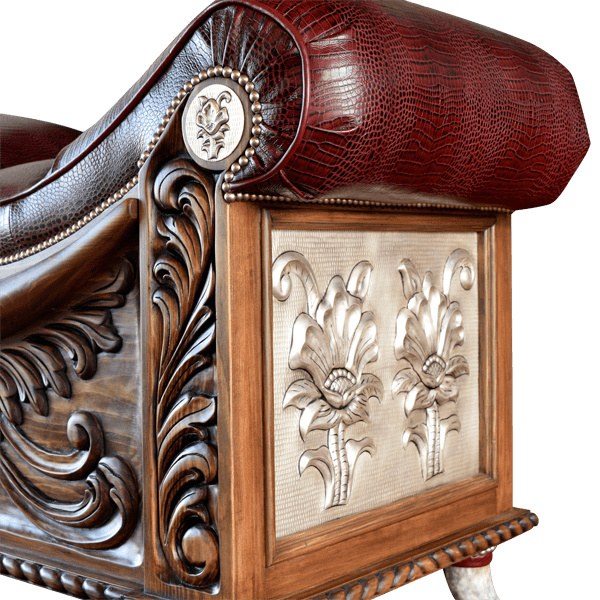 Bench Long Horn 3 bch48b-4 - Jorge Kurczyn Furniture