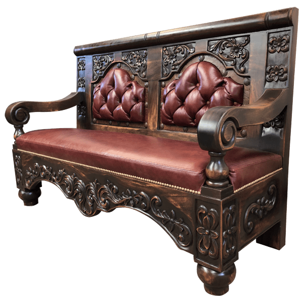 Bench Alamo 3 bch83b-2 - Jorge Kurczyn Furniture