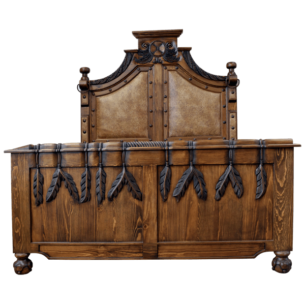 Bed Indio 3 bed13b-1 - Jorge Kurczyn Furniture