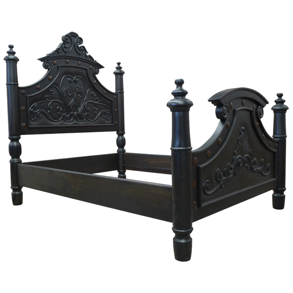 Bed Florencia II bed41a-1 - Jorge Kurczyn Furniture