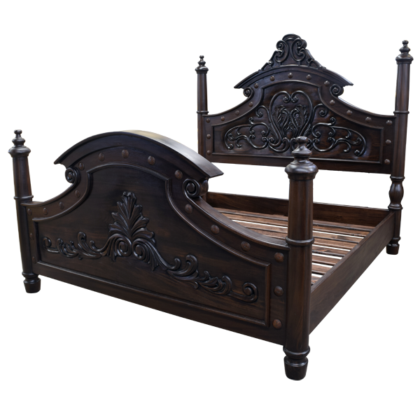 Bed Florencia 3 bed41b-3 - Jorge Kurczyn Furniture
