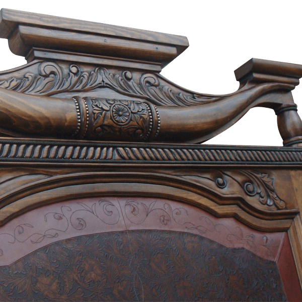 Bed Duke III bed42b-2 - Jorge Kurczyn Furniture