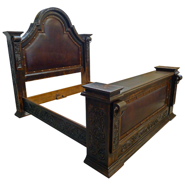 Bed La Riata III bed51b-1 - Jorge Kurczyn Furniture