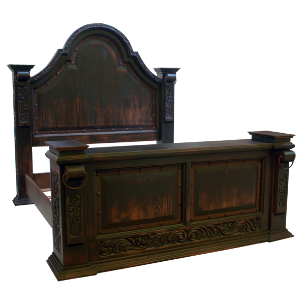Bed La Riata 5 bed51d-1 - Jorge Kurczyn Furniture