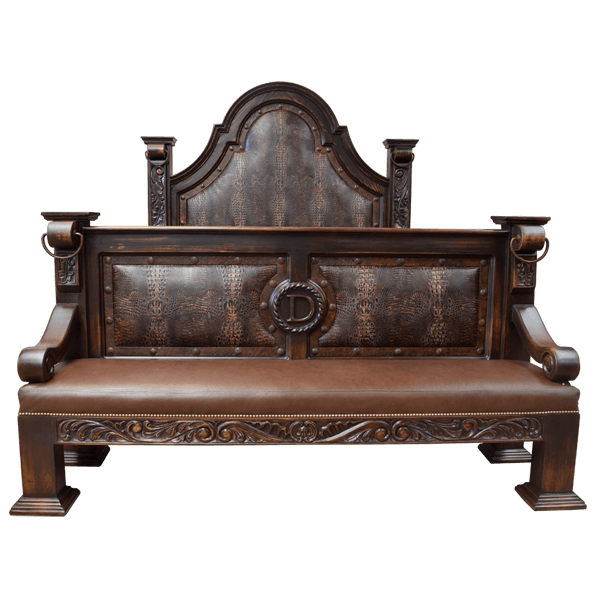 Bed La Riata 11 bed51j-1 - Jorge Kurczyn Furniture