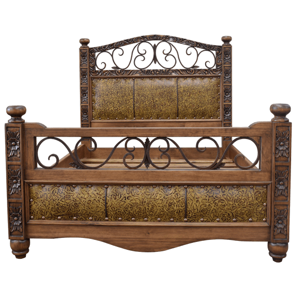 Bed Rafael bed58-2 - Jorge Kurczyn Furniture