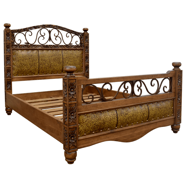 Bed Rafael bed58-1 - Jorge Kurczyn Furniture