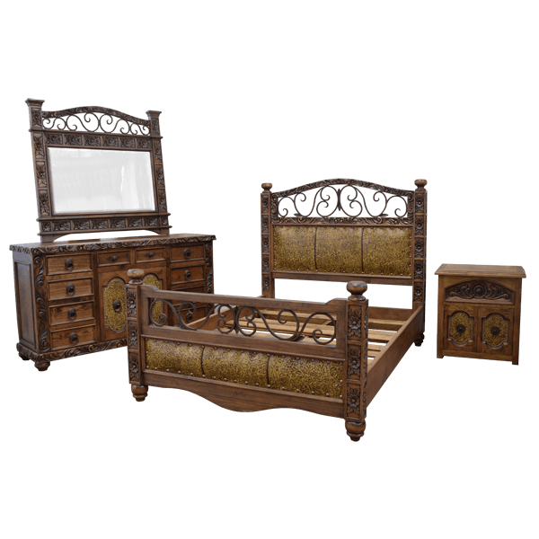 Bed Rafael bed58-1 - Jorge Kurczyn Furniture