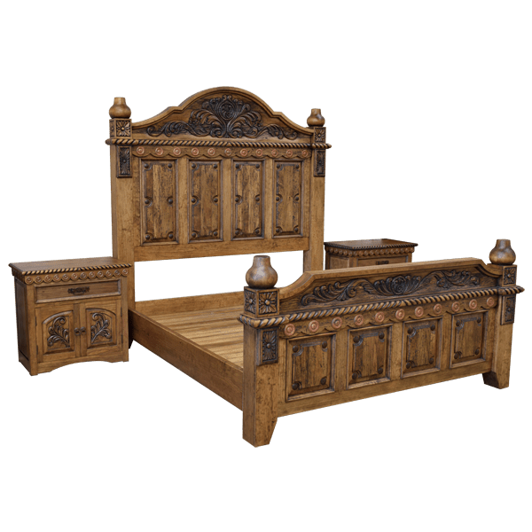Bed Las cruces 4 bed71a-3 - Jorge Kurczyn Furniture