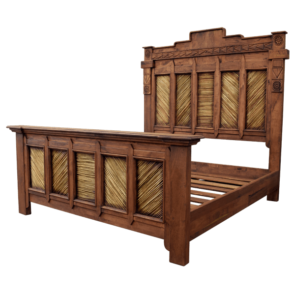 Bed Amazona 2 bed75a-2 - Jorge Kurczyn Furniture