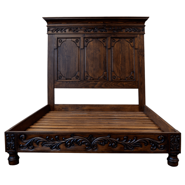 Bed  bed85b-1 - Jorge Kurczyn Furniture