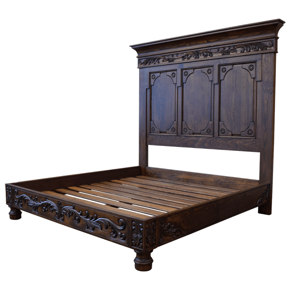Bed  bed85b-2 - Jorge Kurczyn Furniture