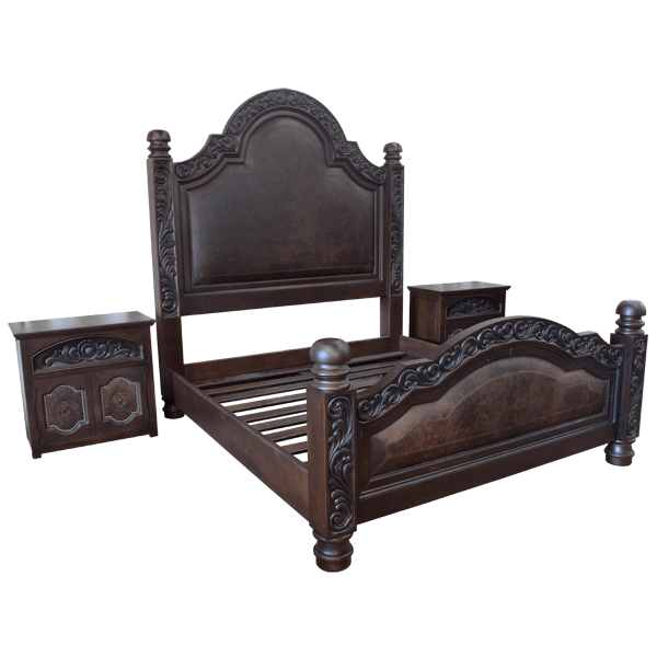 Bed  bed98-3 - Jorge Kurczyn Furniture