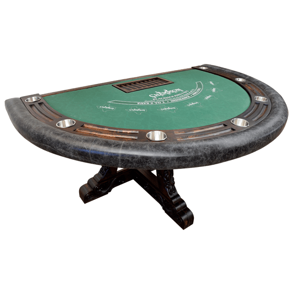 Game Table Black Jack Table bjtbl01-2 - Jorge Kurczyn Furniture