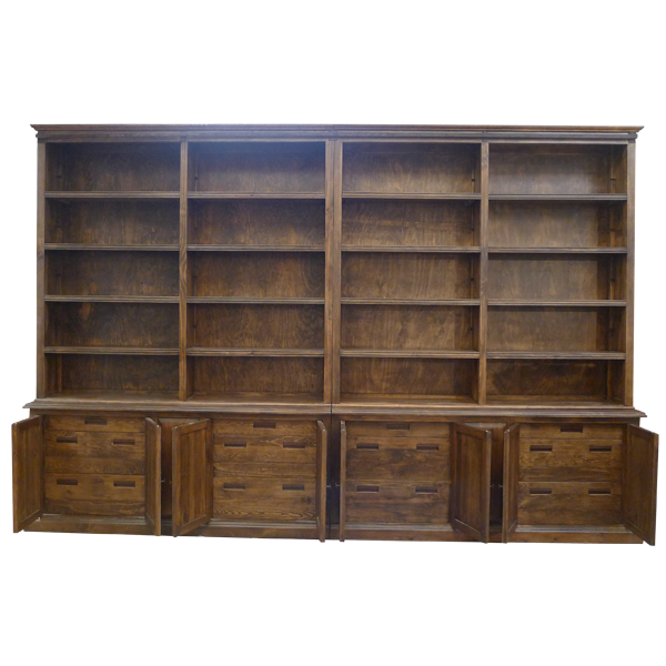 Bookcase Justo 2 booksf05a-2 - Jorge Kurczyn Furniture