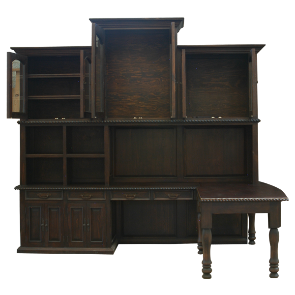 Bookcase El Elegante booksf10-2 - Jorge Kurczyn Furniture