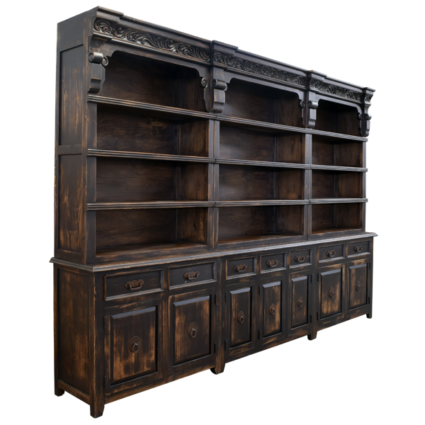 Bookcase  booksf18-3 - Jorge Kurczyn Furniture