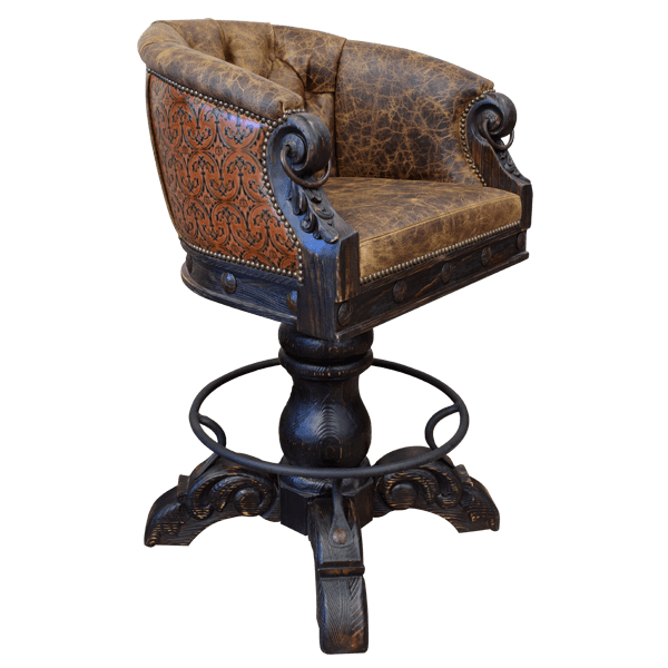 Bar Stool La Rocca 16 bst16l-2 - Jorge Kurczyn Furniture