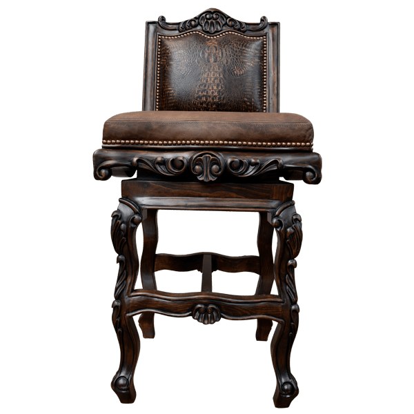 Bar Stool El Picador 4 bst24c-1 - Jorge Kurczyn Furniture