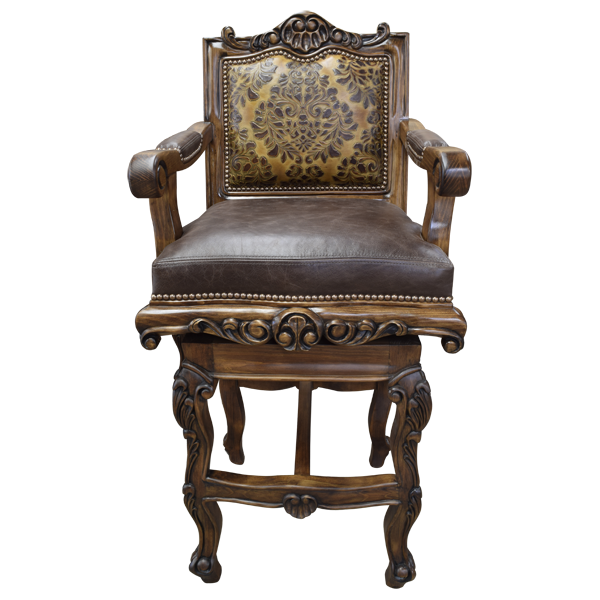 Bar Stool El Picador 5 bst24d-1 - Jorge Kurczyn Furniture