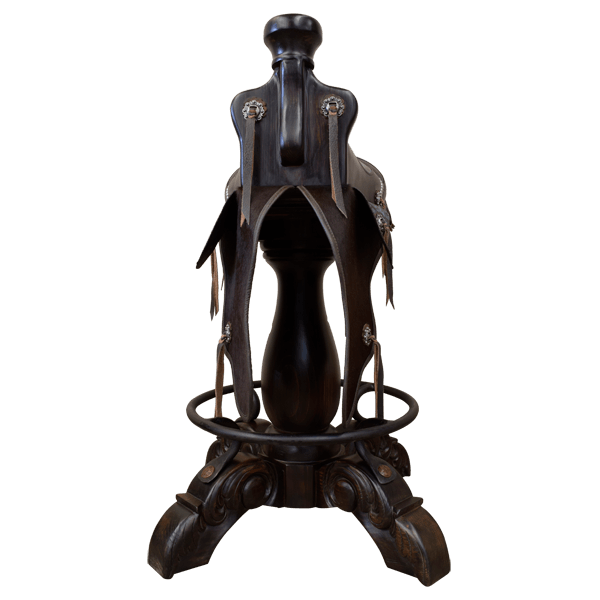 Bar Stool Saddle Bar Stool 4 bst29c-1 - Jorge Kurczyn Furniture