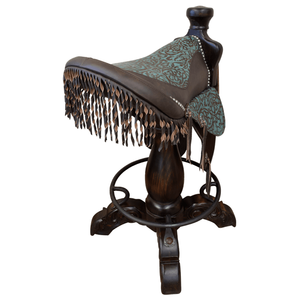 Bar Stool Saddle Bar Stool 4 bst29c-4 - Jorge Kurczyn Furniture