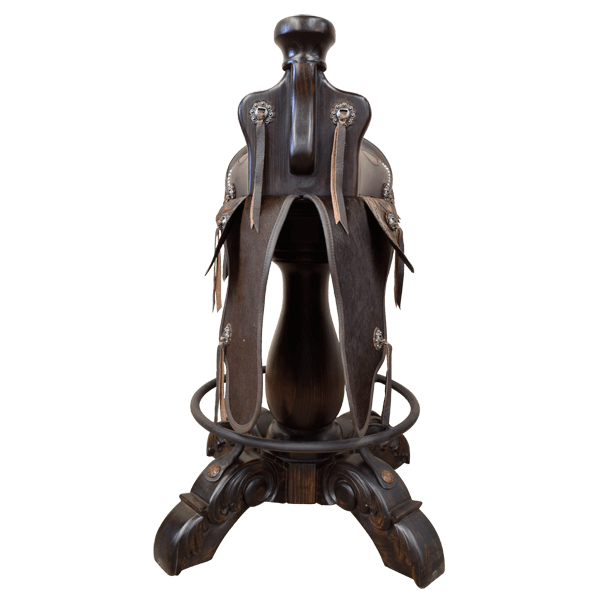 Bar Stool Saddle Bar Stool 5 bst29d-1 - Jorge Kurczyn Furniture