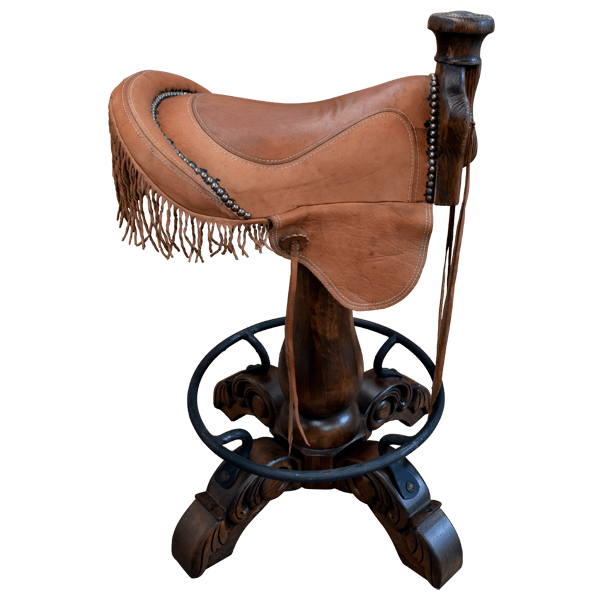 Bar Stool Saddle 14 bst31e-3 - Jorge Kurczyn Furniture
