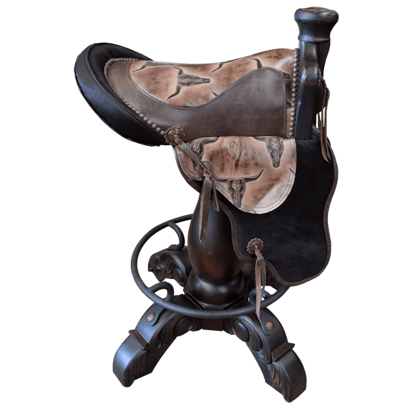 Bar Stool Saddle 16 bst31g-4 - Jorge Kurczyn Furniture