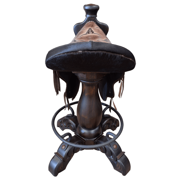 Bar Stool Saddle 16 bst31g-6 - Jorge Kurczyn Furniture