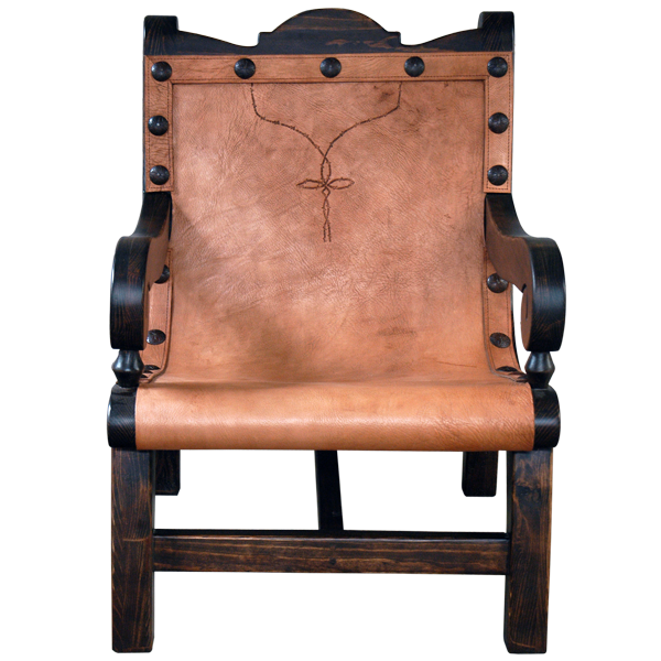 Chair Enriqueta Leather chr22-1 - Jorge Kurczyn Furniture