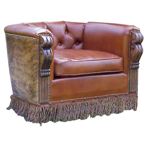 Chair Horseshoe Elegante chr72-2 - Jorge Kurczyn Furniture