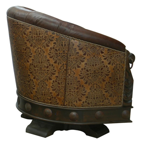 Chair Vaquero Horseshoe 5 chr74i-3 - Jorge Kurczyn Furniture