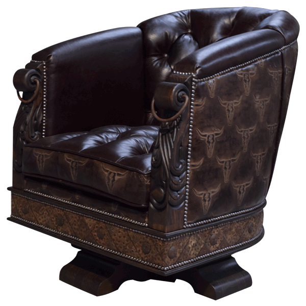 Chair Vaquero Horseshoe 6 chr74j-2 - Jorge Kurczyn Furniture