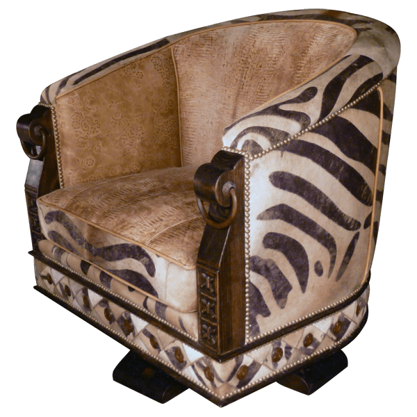 Chair Serengueti Horseshoe chr92-2 - Jorge Kurczyn Furniture