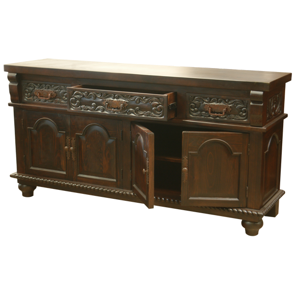 Credenza Chulita cred42-2 - Jorge Kurczyn Furniture