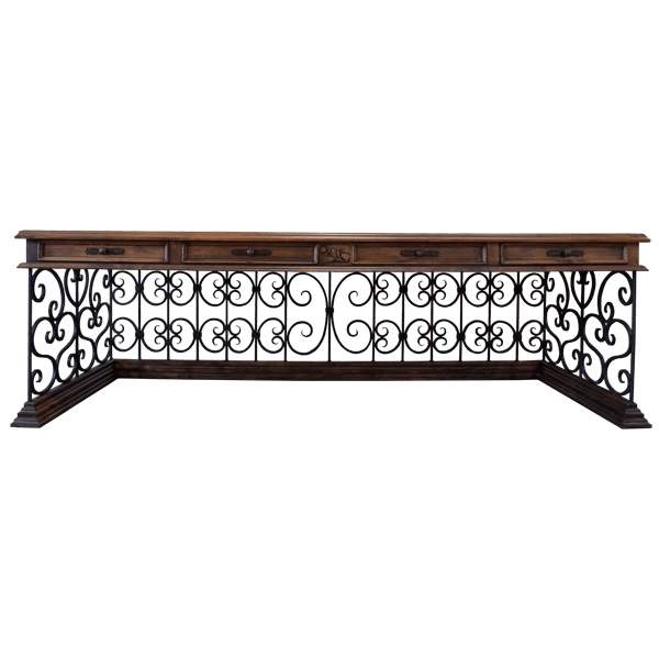 Desk La Reja 2 dsk05a-3 - Jorge Kurczyn Furniture
