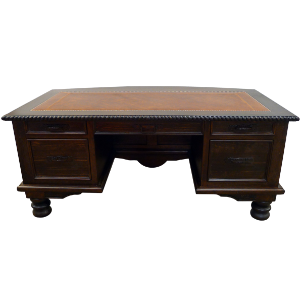 Desk Puro Rancho 3 Executive dsk14b-3 - Jorge Kurczyn Furniture