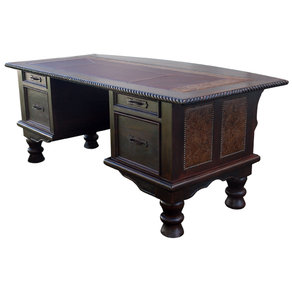 Desk Puro Rancho Executive dsk14-3 - Jorge Kurczyn Furniture