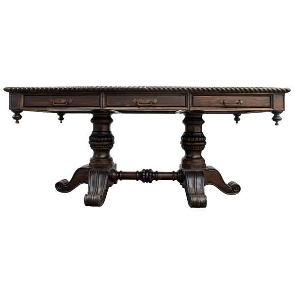 Desk El Castellano 3 dsk21b-1 - Jorge Kurczyn Furniture