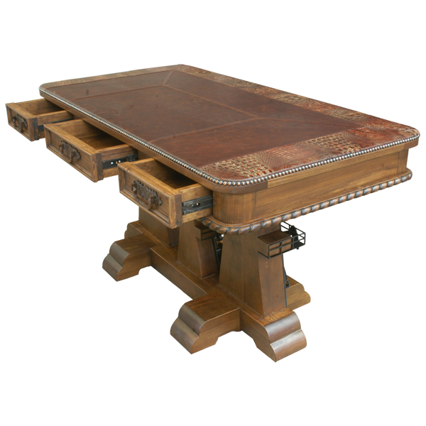 Desk  dsk42d-3 - Jorge Kurczyn Furniture