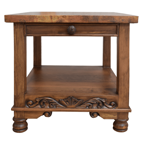 End Table Du Pont 6 etbl23e-1 - Jorge Kurczyn Furniture